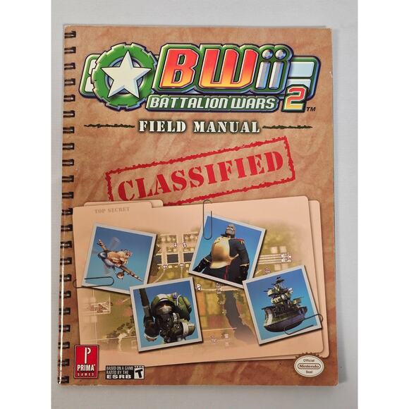 Battalion Wars 2 Field Manual Prima 2007 Nintendo - Picture 1 of 12